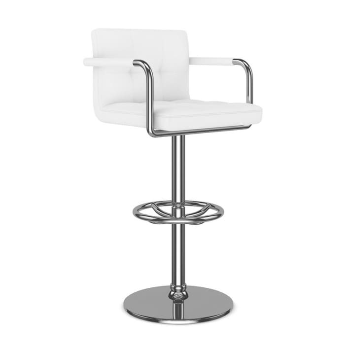 Leather Hocker Chair 1