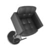 Leather Hocker Chair 2