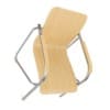 Chrome-Wood Chair
