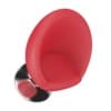 Red Leather Swivel Chair
