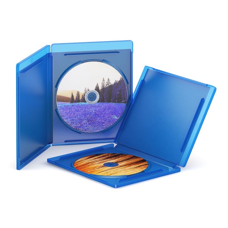 Open Blu-Ray Cases