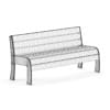 Black Wood Bench