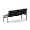 Black Wood Bench
