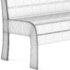Black Wood Bench