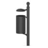 Street Black Recycle Bin