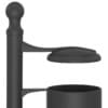Street Black Recycle Bin