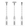 Three Street Lamps