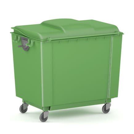 Green Garbage Container