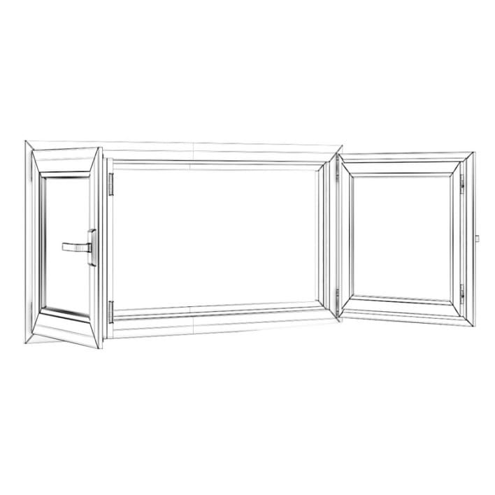 Metal Window 1180mm x 600mm
