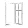 Wooden Window 800mm x 1600mm