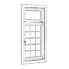 Plastic Window 1080mm x 2020mm