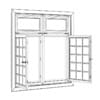 Plastic Window 1940mm x 2020mm