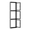 Black Metal Window 800mm x 2700mm