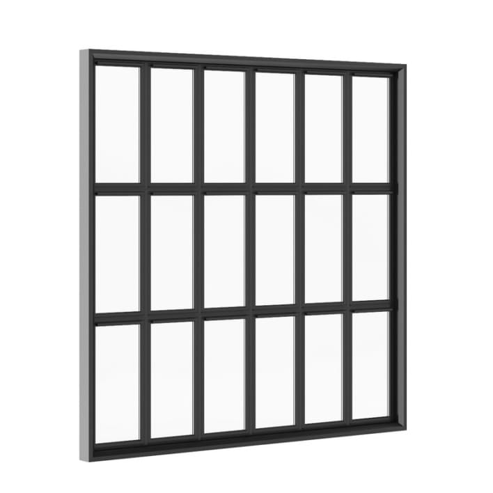 Black Metal Window 2820mm x 2820mm