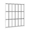 Black Metal Window 2820mm x 2820mm