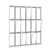 Black Metal Window 2820mm x 2820mm