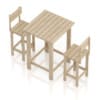 Wooden Table and Chairs
