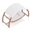 Wooden Hammock with Sunshade
