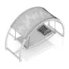 Wooden Hammock with Sunshade