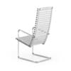 Wooden Chair with Metal Frame