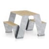 Metal Table-Bench