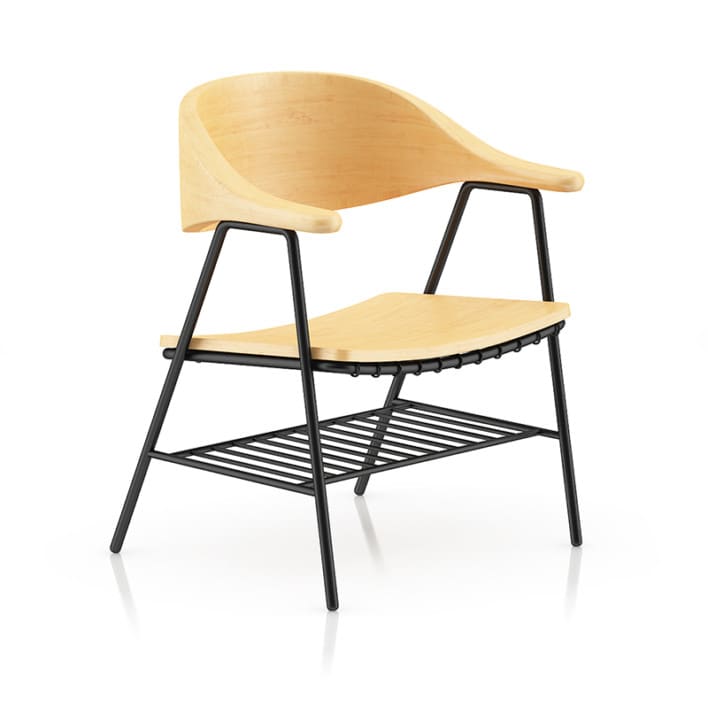 Wood and Metal Chair 1