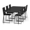Black Table and Chairs Set
