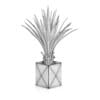 Small Palm in Metal Pot
