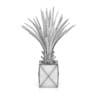 Small Palm in Metal Pot