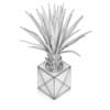 Small Palm in Metal Pot