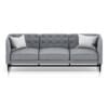 Grey Sofa with Pillows 2