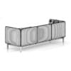 Grey Sofa with Pillows 2