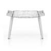Wood and Leather Stool