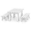 Wooden Table and Benches