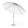 Round Beige Sunshade Umbrella 1