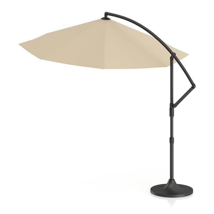 Round Beige Sunshade Umbrella 2