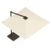 Square Beige Sunshade Umbrella