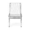 Wood and Metal Lounge Chair