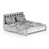 White Leather Bed