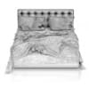 White Leather Bed