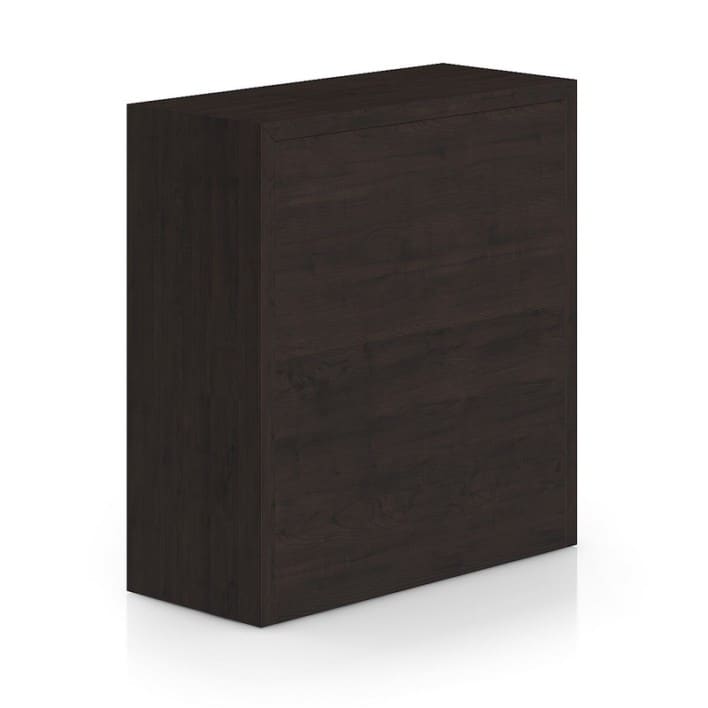 Black Wood Cabinet with Doors