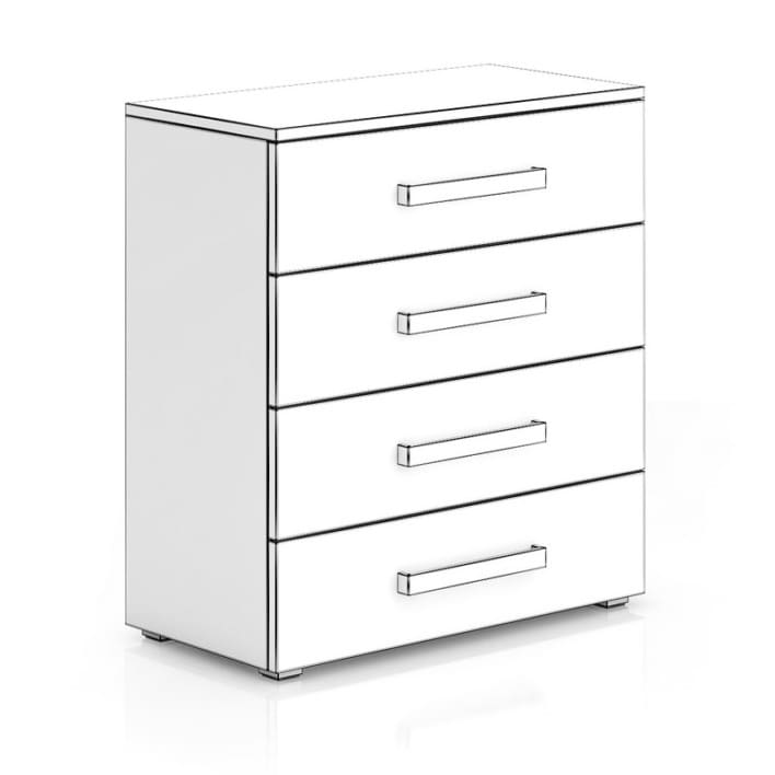 Dark-grey Cabinet with Drawers