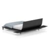 Modern Black Wood Bed