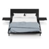 Modern Black Wood Bed