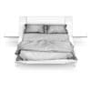 Modern Black Wood Bed