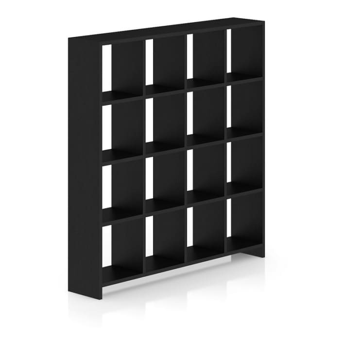 Black Wood Standing Shelves