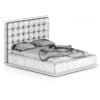 Wood and Leather Bed