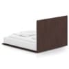 Wood and Leather Bed