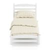 White Single Bed