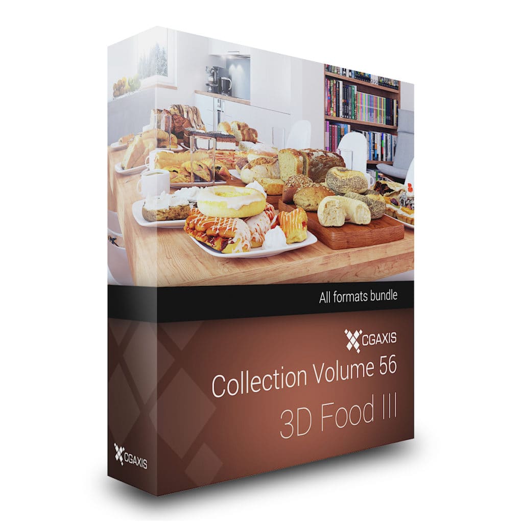 3D Food III – CGAxis Collection Volume 56